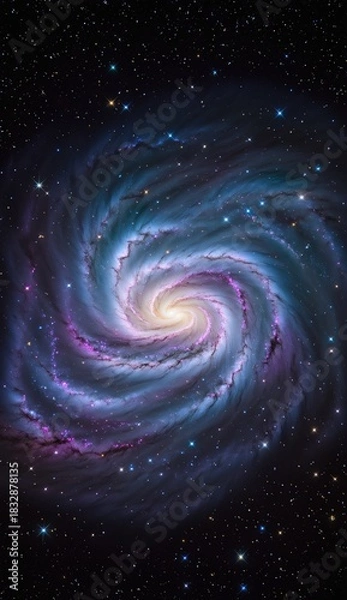 Fototapeta Ai image deep space nebula