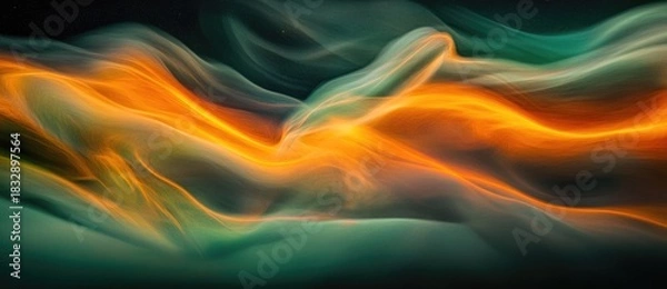 Obraz Vibrant swirls of color in artistic display