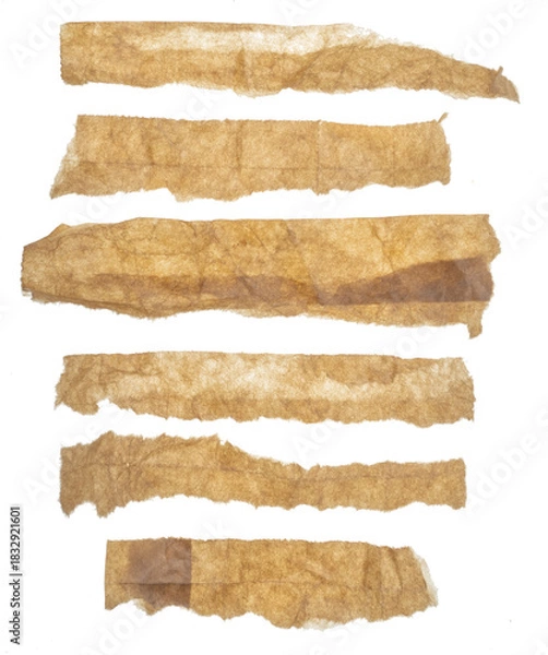 Obraz Wrinkled paper strips