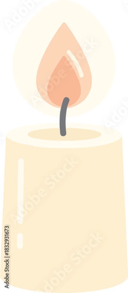 Fototapeta vector illustration of a piece of cake