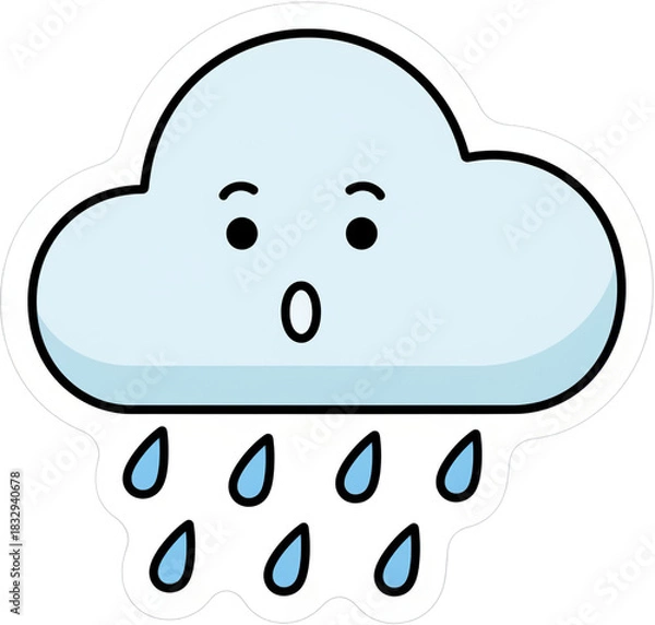 Obraz 구름 스티커 