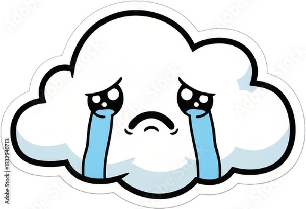 Obraz 구름 스티커 