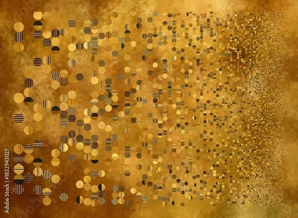 Fototapeta Abstract Geometrical Background. Pattern with random geometric shapes.