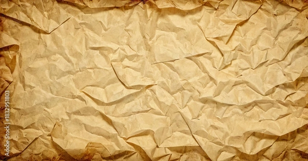 Obraz Vintage crumpled paper background