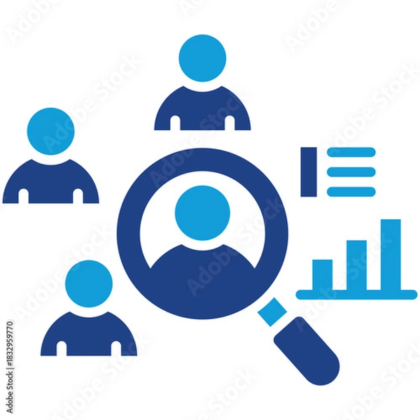 Fototapeta Competitive Analysis Icon