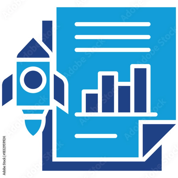 Fototapeta Statistics Icon