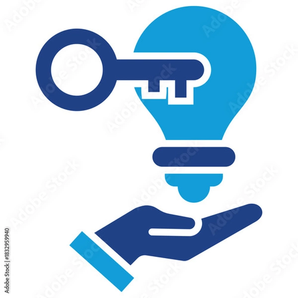 Fototapeta Success Key Icon