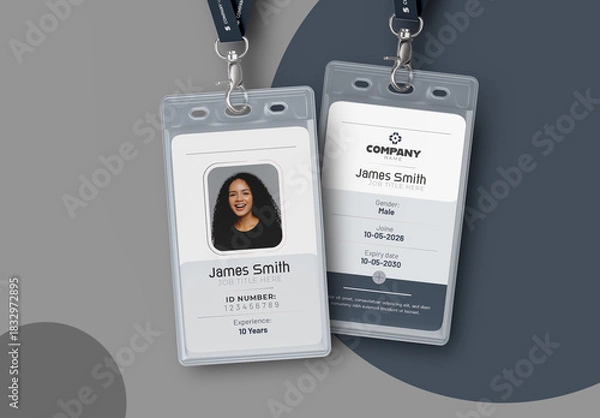 Obraz Modern Corporate ID Card Template