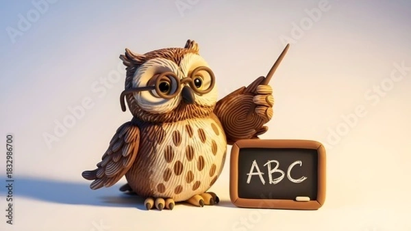 Obraz The Wise Owl Teacher