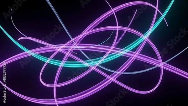 Fototapeta abstract blue background with lines