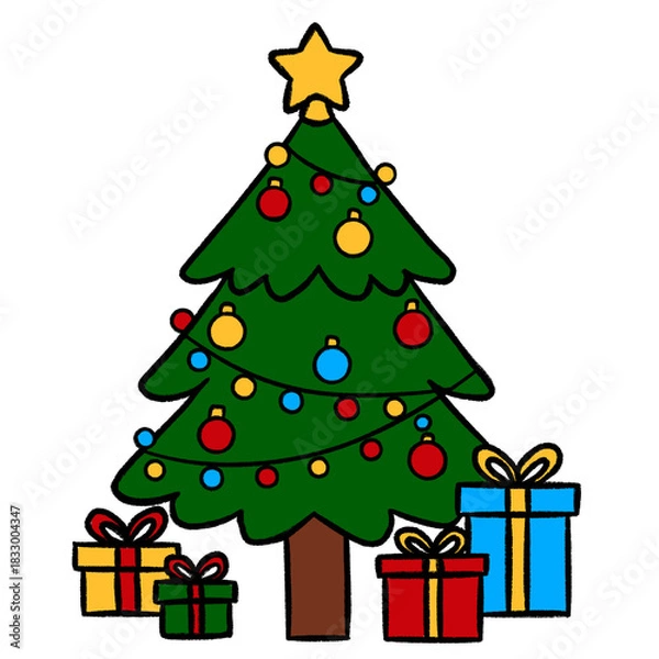 Obraz Christmas theme