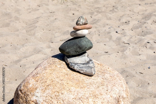 Obraz Turm aus Steinen