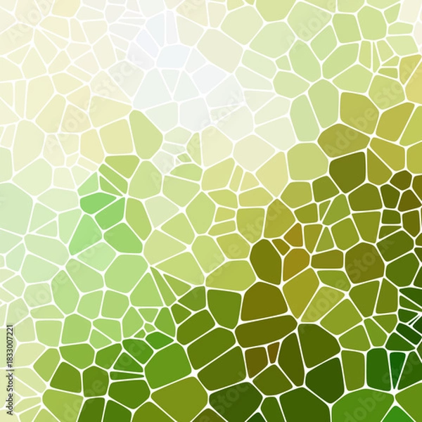 Fototapeta Stone plate paving pattern. Abstract geometric colorful shapes ornament vector texture. Color Pebbles. eps 10