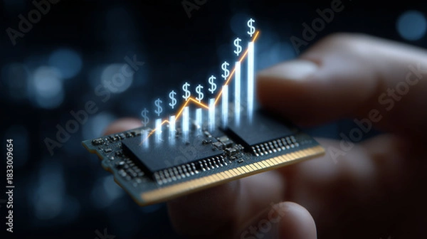 Obraz Rising Cost of Computer Memory Module