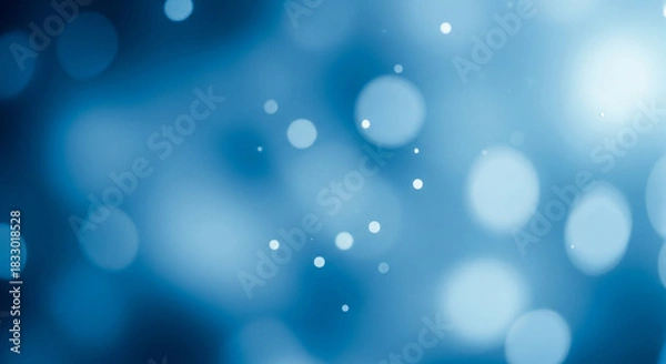 Obraz blue bokeh abstract background