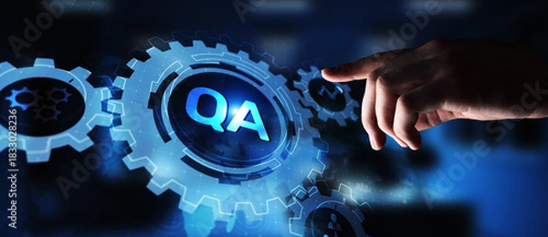 Fototapeta Quality Assurance QA for Ensuring Software Reliability.