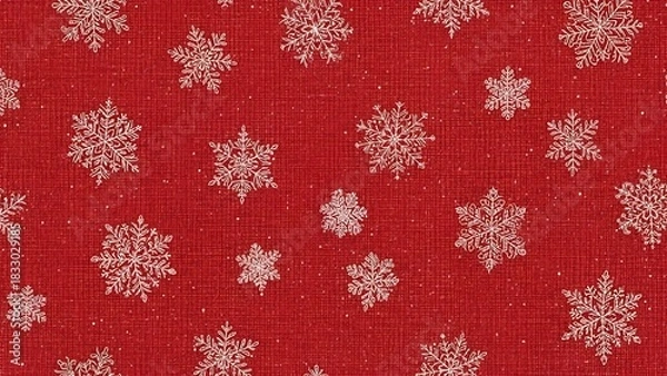 Fototapeta red knitted background