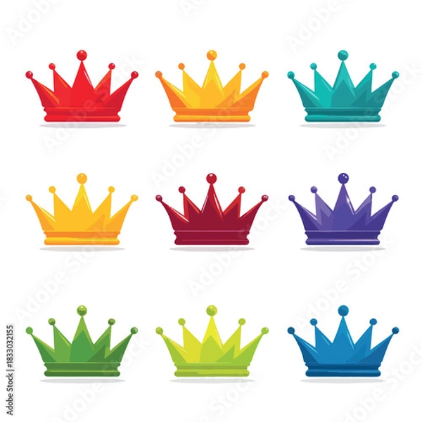 Fototapeta royal crown vector