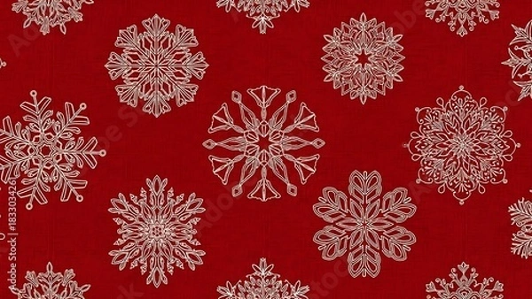 Fototapeta red christmas background