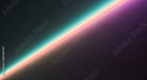 Obraz Abstract Gradient Light Background Digital Neon Streak Copy Space