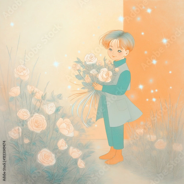 Obraz K-POPボーイズグループアイドル