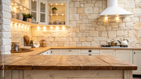 Fototapeta cozy kitchen background-for product