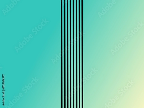 Fototapeta aesthetic liquid abstrck gradient background with dynamic shape