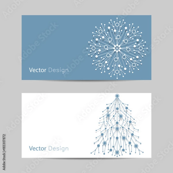 Obraz Set of horizontal banners