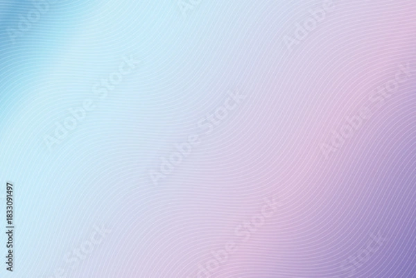 Fototapeta Pastel abstract gradient background with wavy lines texture