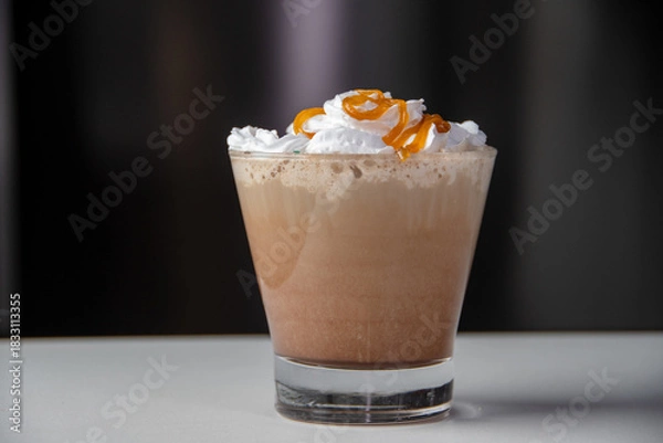 Fototapeta Peppermint Mocha latte