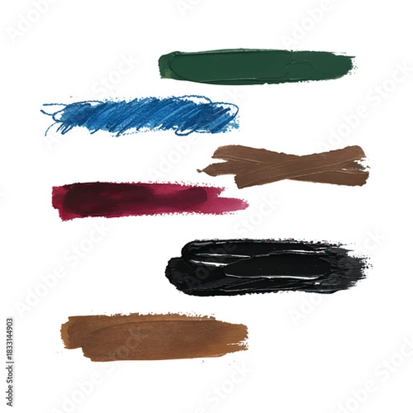 Obraz Abstract Grunge Art Elements: Paint Swatches