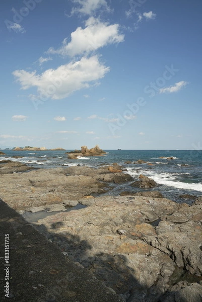 Obraz 海岸と海と空