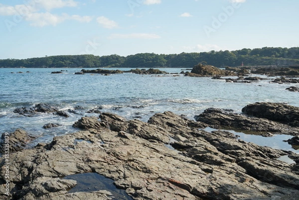 Obraz 海岸と海と空