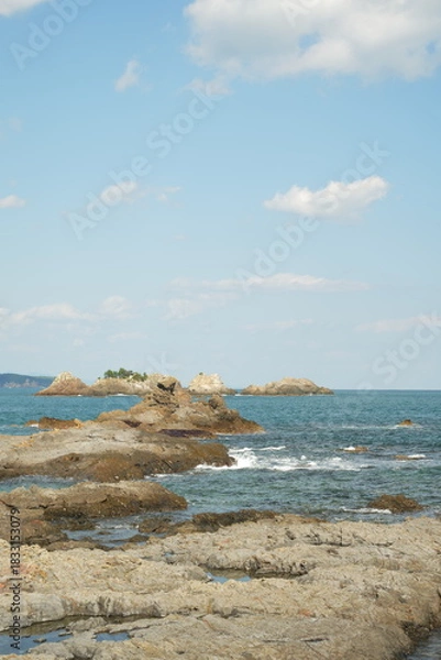 Obraz 海岸と海と空