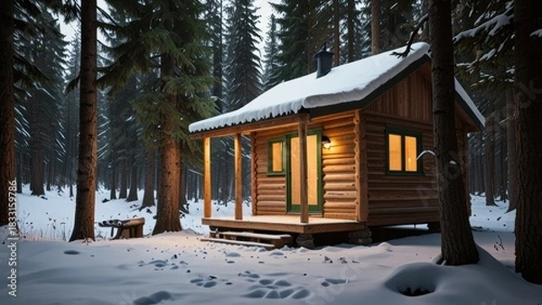 Obraz house in the forest