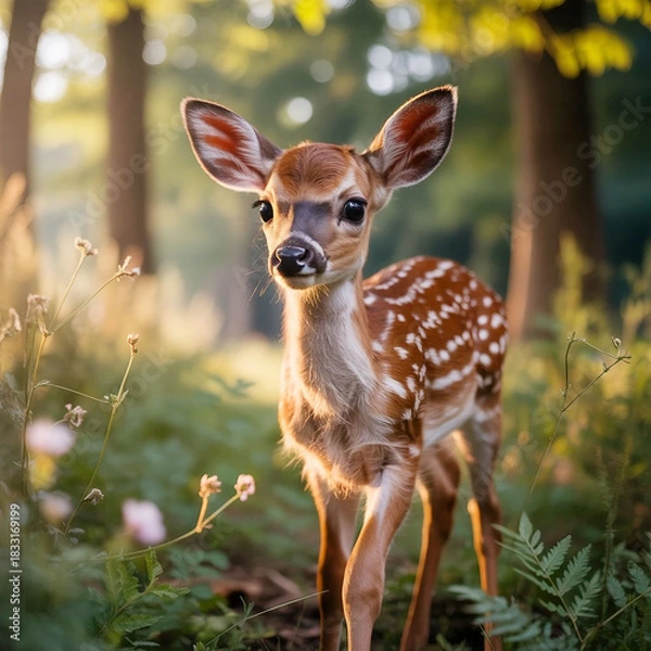 Obraz Young deer in the forest