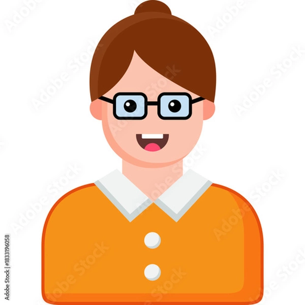 Obraz Female Teacher Icon