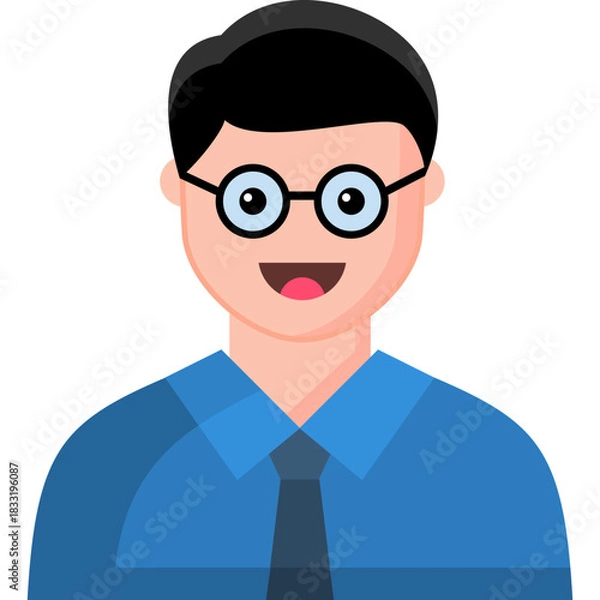 Obraz Male Teacher Icon