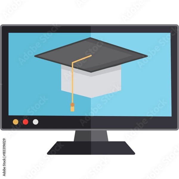 Obraz E Learning Icon