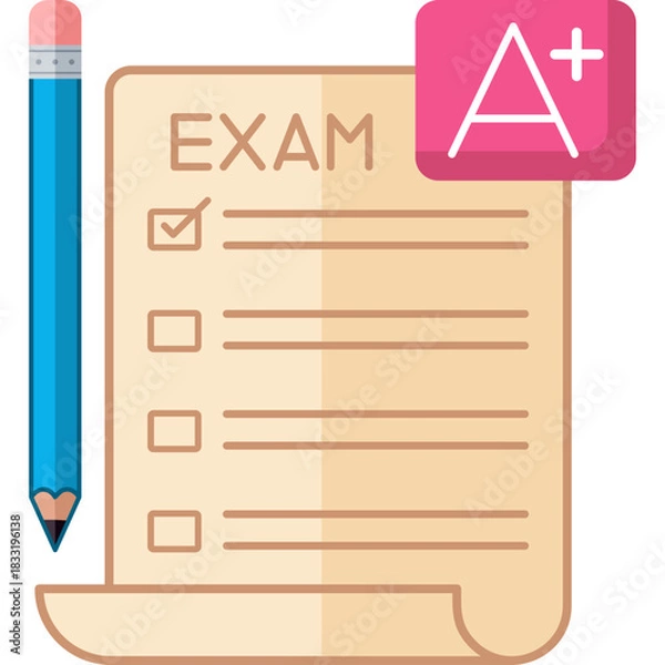 Obraz Exam Icon
