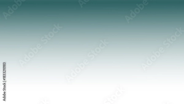 Fototapeta Transformative Teal Gradient Background PANTONE 2026 Minimal Vertical Banner Concept