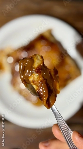 Obraz PANQUEQUE CON DULCE DE LECHE
