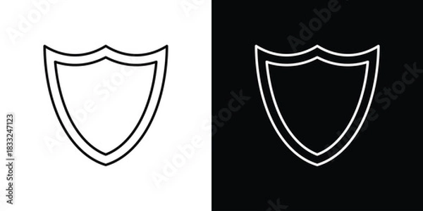 Obraz Shield icons vector template, EPS 10 for design