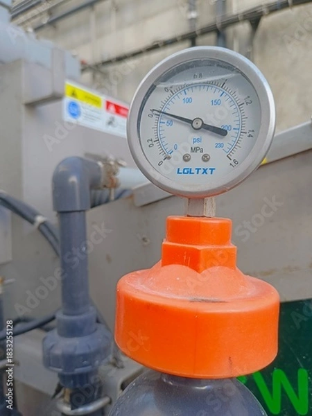 Obraz air pressure gauge