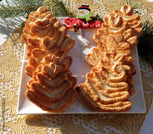 Obraz petits sapins sablés