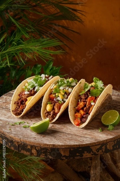 Obraz Taco with Fresh Herbs