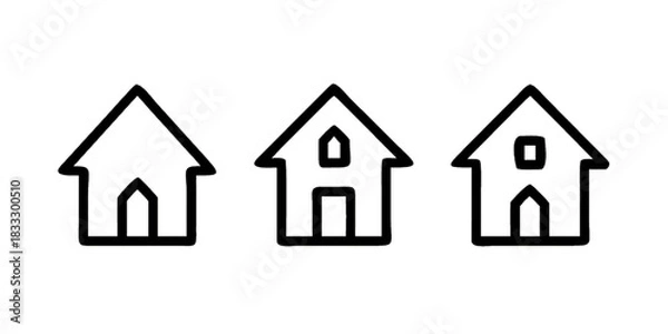 Obraz House icon set 