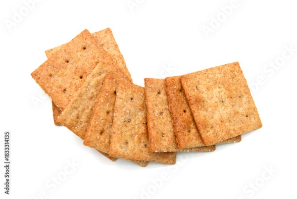 Obraz Cracker isolated on white background