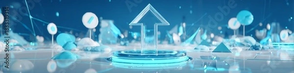 Obraz Arrow abstract background