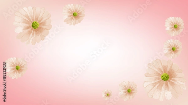 Obraz floral background with flowers